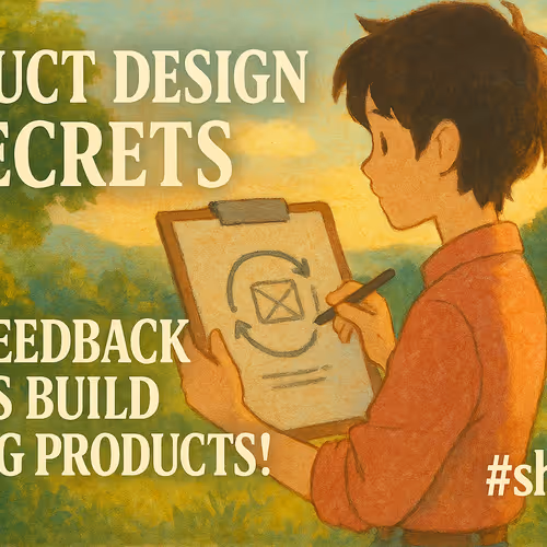 Create a cinematic, hand-painted, Ghibli-inspired thumbnail for a YouTube video titled: Product Desi