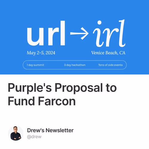 Purple's Proposal to Fund Farcon