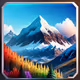 mountain range base