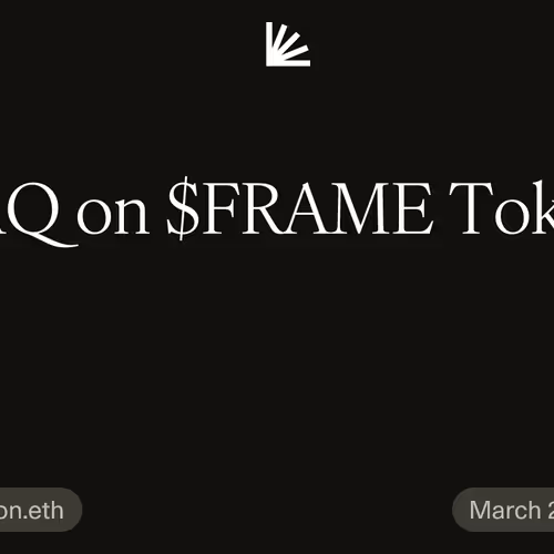 FAQ on $FRAME Token