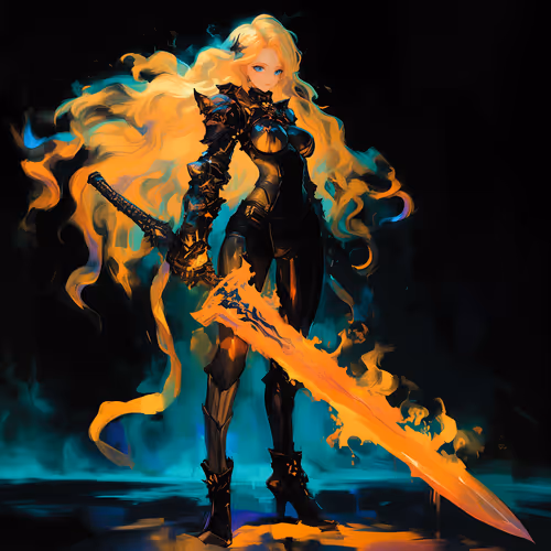 fire sword