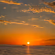 Sunrise in larak island