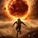 Burning sun