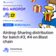 Airdrop Sharing distribution for batch #3, #4 on Blast chain