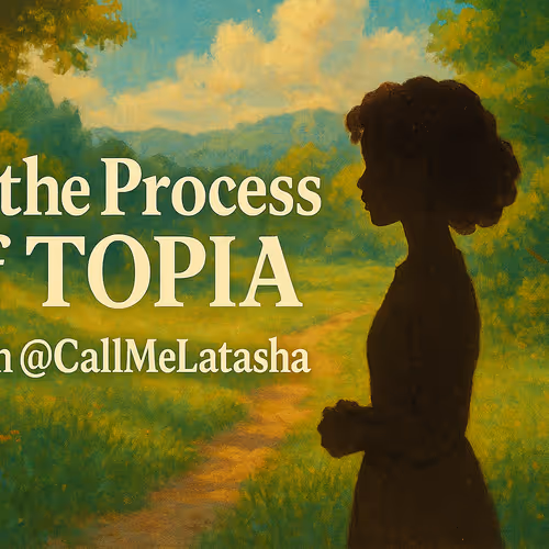 Create a cinematic, hand-painted, Ghibli-inspired thumbnail for a YouTube video titled: In the Proce