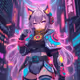 Cat Girl CyberPunk