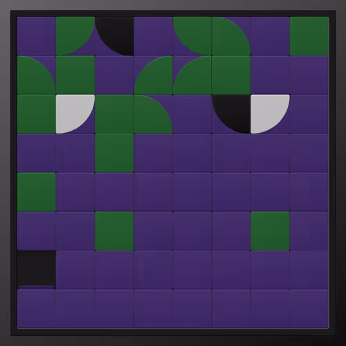 Slide Puzzle Pepen by Truedrew