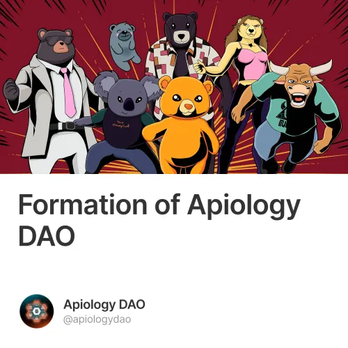 Formation of Apiology DAO