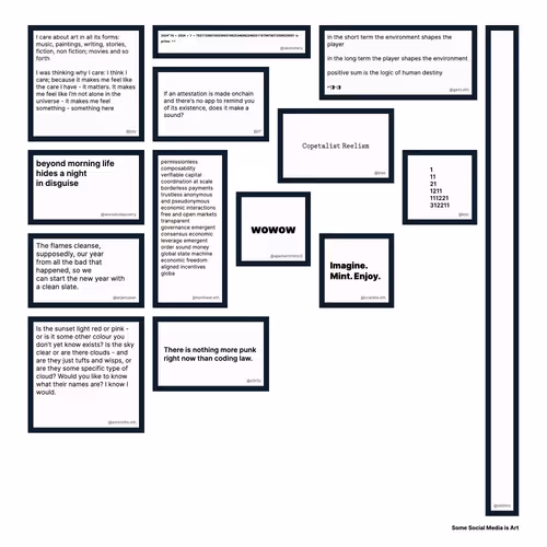 Some Social Media is Art