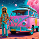 Wackadoodle Hippie On The Moon R 1