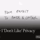 Why I 'Don't Like' Privacy