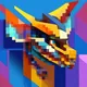 Pixels - Dragon