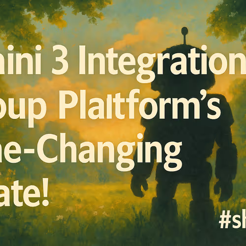 Create a cinematic, hand-painted, Ghibli-inspired thumbnail for a YouTube video titled: Gemini 3 Int