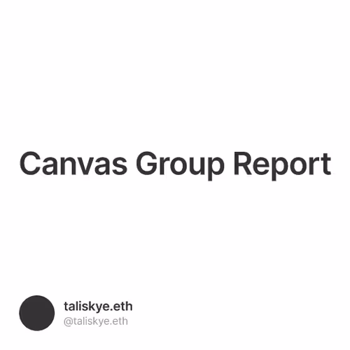 Canvas Group Report