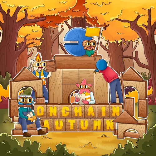 "Onchain Autumn" by 0xAprilia for The Yellow Collective