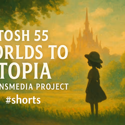 Create a cinematic, hand-painted, Ghibli-inspired thumbnail for a YouTube video titled: Tosh 55: Wor