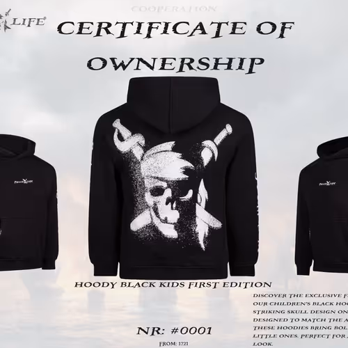 Hoody black kids first edition