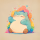Rainbow Snorlax