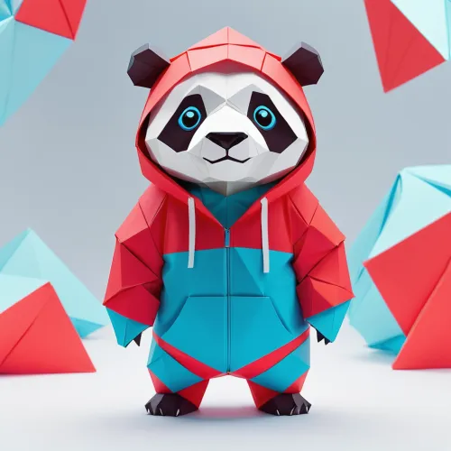 Origami Panda