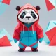 Origami Panda