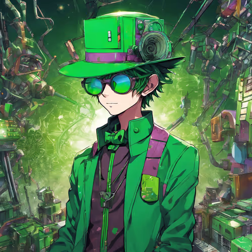 Degen Solarpunk 🎩🟩