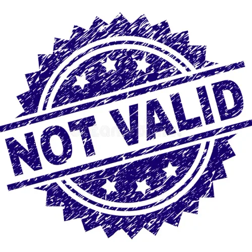 NOT VALID