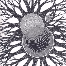 abstract pen drawings
