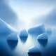 White icebergs