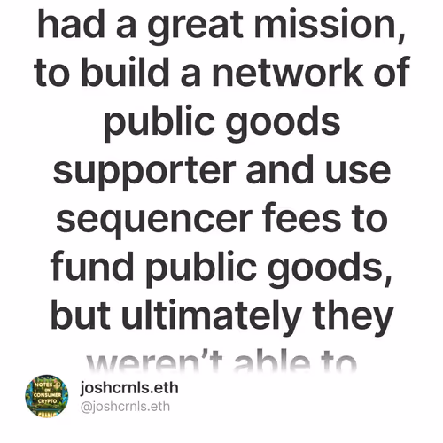 Notes on Consumer Crypto | Jan 20, 2024