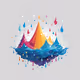 Paint particles