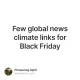 Few global news climate links for Black Friday