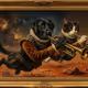 put the cat and dog in the same shot on mars