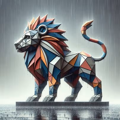 Geometric Rain Creatures