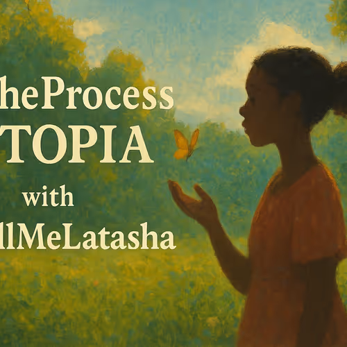 Create a cinematic, hand-painted, Ghibli-inspired thumbnail for a YouTube video titled: In the Proce