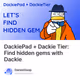 DackiePad + Dackie Tier: Find hidden gems with Dackie