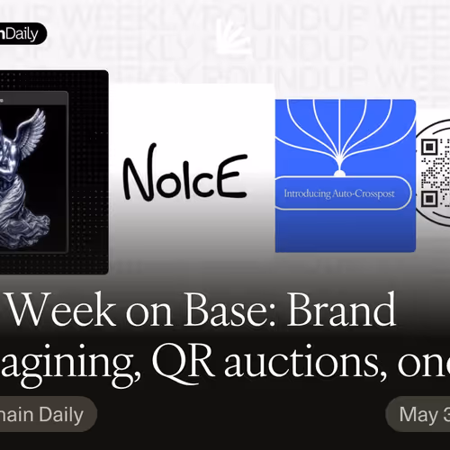 This Week on Base: Brand reimagining, QR auctions, onchain newsletters, and microtransacti