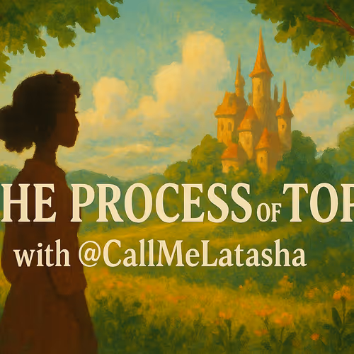 Create a cinematic, hand-painted, Ghibli-inspired thumbnail for a YouTube video titled: In the Proce