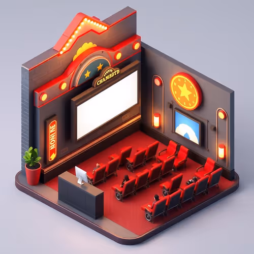 Isometric Movie Theaters Berachain