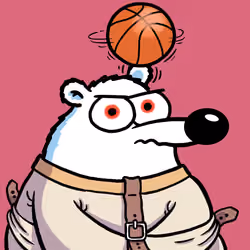 Fluffy Polar Bear #449
