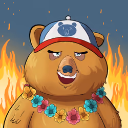 #3696 • Scooby Scratchy Blonde Bear