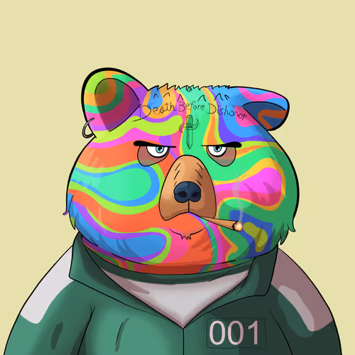 #1485 • Heavy Pimpin' DMT Bear