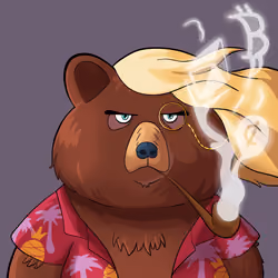 #2201 • Knobby Chunky Brown Bear