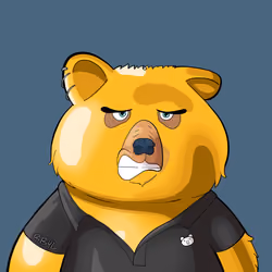 #3560 • Edumacated Chunky Shiny Bear