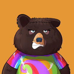 #4563 • Gooey Corny Dark Bear