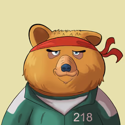 #1362 • Fizzy Trumpy Honey Bear