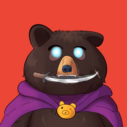 #5463 • Heavy Tidy Ink Bear