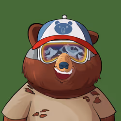 #2886 • Suave Edumacated Chocolate Bear