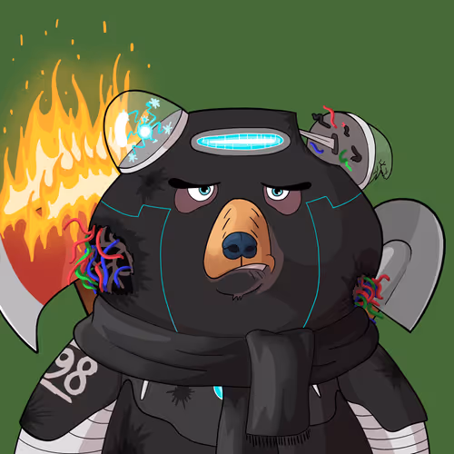 #5532 • Sneaky Knuckles Machine Bear