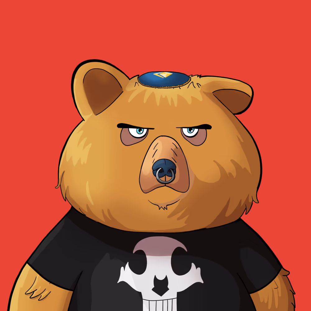 #5531 • Gritty Velvety Blonde Bear