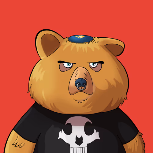 #5531 • Gritty Velvety Blonde Bear
